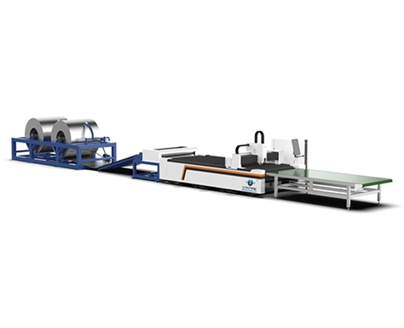 Decoiler Metal Sheet Laser Cutting Machine